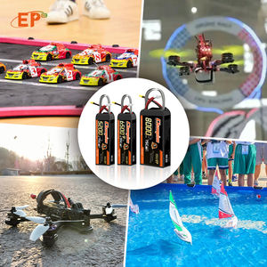 批发EP 3.7V 500-10000毫安时100C 1s-6S锂离子硬壳脂电池组，适用于3 5 7 10英寸FPV无人机遥控飞机船无人机 - Product Image 2