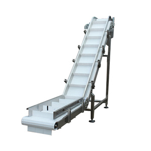 Mini convoyeur à bande incliné en acier inoxydable pour petite ligne de convoyage, matériaux plastiques, industries agroalimentaires et manufacturières - Product Image 1