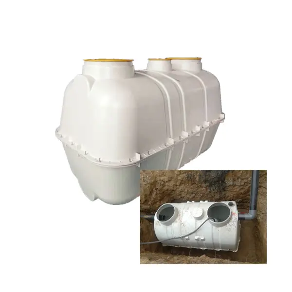 FRP/SMC/PP/PE 0.6CBM-2.5CBM biyogaz Digester tuvalet septik Tank satılık