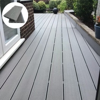 Planche de terrasse en composite WPC pour extérieur, imperméable, antidérapante, anti-UV, pour jardin, cour, terrasse, fourniture directe d'usine