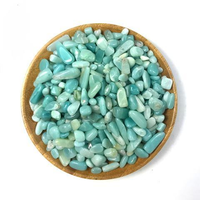 Offre Spéciale pierres de parfum démagnétisation polies, Amazonite naturelle écrasée, gravier dégouliné pour la décoration, amulette de bricolage
