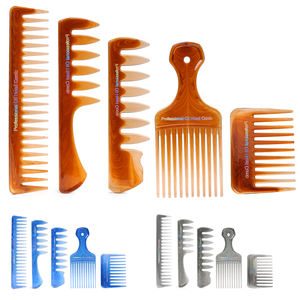 Vente en gros de peigne à huile pour barbier, ensemble de peignes à cheveux pointus à dents larges pour hommes, <span class=keywords><strong>coiffure</strong></span> rétro, peigne à dents larges pour hommes - Product Image 5