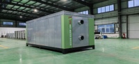 Boiler Air Panas Induksi Elektromagnetik 720kw 0.4t/h Horizontal Fire Tube Generator Uap Aman untuk Pabrik Garmen