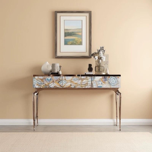 Table en Agate Naturelle Stabilisée Faite à la Main de Luxe Moderne Italienne pour Restaurant et Villa - Product Image 1