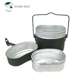 Kit <span class=keywords><strong>de</strong></span> cuisine tactique en aluminium 1,5 L, kit <span class=keywords><strong>de</strong></span> camping, gourde <span class=keywords><strong>de</strong></span> combat, pot pour le camping, la randonnée, la survie en milieu sauvage - Product Image 2