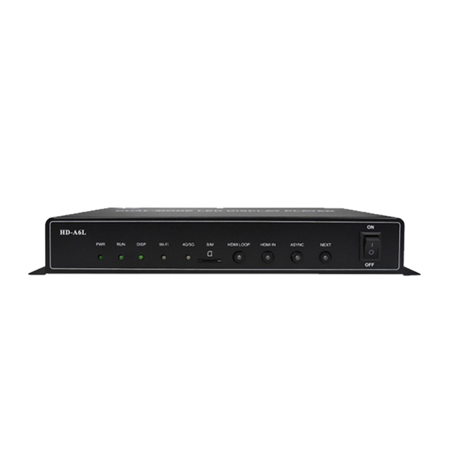 Huidu HD-A6L Full Color LED Display Controller Asynch Synch HD-Player with LED Stage Screen
