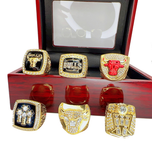 Ensemble <span class=keywords><strong>de</strong></span> bagues 6 pièces en gros, bague <span class=keywords><strong>de</strong></span> championnat classique nostalgique commémorative populaire, prix <span class=keywords><strong>de</strong></span> bague <span class=keywords><strong>de</strong></span> championnat <span class=keywords><strong>de</strong></span> basket-ball personnalisé - Product Image 5