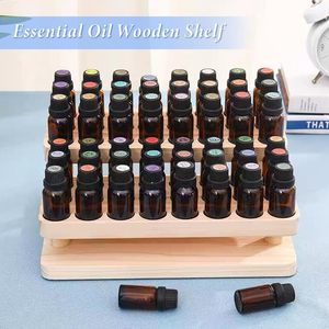 Wooden Multi Layer Storage Rack For Lipstick And <b>Makeup</b> Brushes Desktop Organizer 3 Floors Personal Care Display Stand - Product Image 2