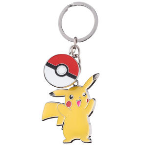 Porte-clés en métal d'anime de haute qualité, porte-clés Pokemones, Pikachued Charmander, porte-clés Pokem, pendentif pour sac, cadeaux, style de <span class=keywords><strong>dessin</strong></span> animé mignon - Product Image 2