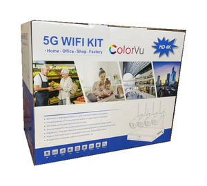 Bộ Camera không dây Màn hình 12 inch tích hợp 1080P 4K âm thanh đủ màu nhìn đêm Mạng Hệ thống camera đạn 8 kênh - Product Image 4