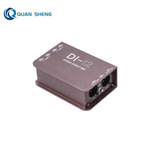 Boîtier DI professionnel en métal à double canal Di-T2, convertisseur <span class=keywords><strong>audio</strong></span> passif à faible bruit pour instruments de musique, scène et <span class=keywords><strong>studio</strong></span> - Product Image 1