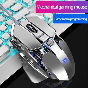 狼蛛游戏鼠标有线游戏专用鸡压力枪机械宏编程定义按钮usb鼠标 - Product Image 2