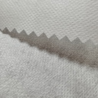 Entoilage thermocollant non tissé 70 GSM en 100% polyester nouvelle fibre, écologique, couleur blanche, avec points doubles PA, thermocollant pour manteau