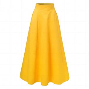 En gros Robes longues amples décontractées pour femmes en satin de soie, unies, élégantes, à taille élastique, style sundress - Product Image 6