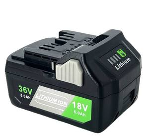 Batterie solide de remplacement pour Hikoki <span class=keywords><strong>18V</strong></span>/36V 3.0Ah-6.0Ah, matériau ignifuge ABS+PC, compatible avec les outils électriques Hikoki <span class=keywords><strong>Metabo</strong></span> - Product Image 1