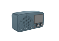 Radio numérique de style rétro avec fonction FM, batterie rechargeable, haut-parleur intelligent pour usage domestique