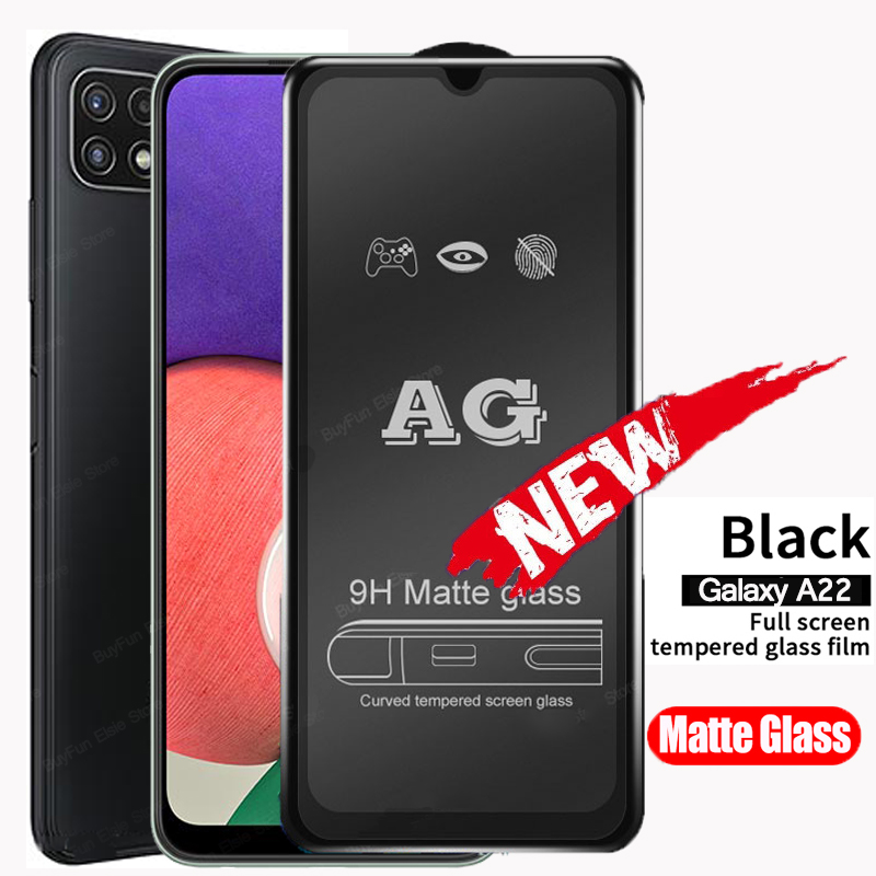 AG Matte Tempered Protector Glass For Samsung A22 4G A52 A72