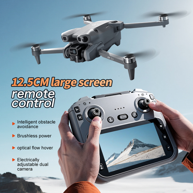 Screen RC Drone with App Control, Custom Flight Route, Optical Flow Positioning, for Beginners Drone Practice