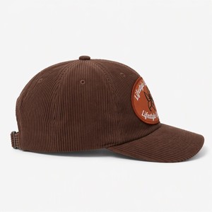 Gorra de Béisbol de Pana con Logotipo Personalizado al por Mayor, Estilo Vintage Retro, Estructurada de 6 Paneles, Transpirable, Impermeable, Unisex - Product Image 3