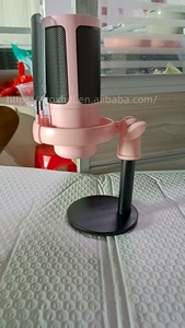 Microphone de jeu à condensateur, suppression du bruit, éclairage LED, portable, PC, ordinateur portable, Mac, mode super cardioïde, <span class=keywords><strong>streaming</strong></span>, avec fonction de silence tactile - Product Image 2