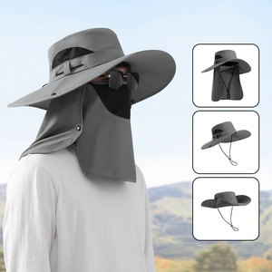 Custom Anti sole ciclismo protezione collo bici guida maschera Sport caccia campeggio escursionismo all'aperto cappello per uomo - Product Image 2