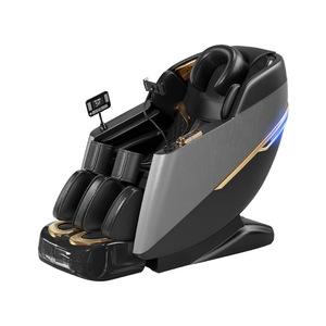 Home Massage Chair Fully Automatic 3D <b>Robotic</b> Arm SL Guide Rail Electric Intelligent Kneading With Infrared Therapy Music - Product Image 2