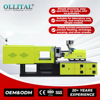 Machine de moulage par injection horizontale de haute précision Ollital 20T / 40T / 60T pour les tests en laboratoire et la production pilote
