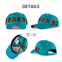 Casquettes de baseball unisexes entièrement personnalisées en gros, 5 panneaux, brodées, en tissu de coton, taille ajustable, visière incurvée, casquettes de sport
