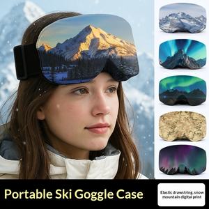 Nouvelles lunettes de plongée et de <span class=keywords><strong>ski</strong></span> pour adultes, housse de protection rectangulaire, élastique réglable, anti-poussière, anti-rayures - Product Image 2