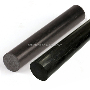 Canne télescopique carrée en fibre de carbone creuse de 500 mm, tige de pêche solide en fibre de carbone pultrudée flexible - Product Image 1