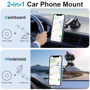 Soporte magnético para teléfono de coche con ventosa para parabrisas, brazo ajustable universal - Product Image 2