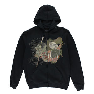 Sweat-shirt Deep Washinosenshi pour homme, sweat-shirt actif, couleur : noir/multicolore |   100% authentique - Product Image 1