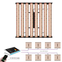 Sistem Pencahayaan Rumah Kaca LUXINT 1000w Lampu LED Spektrum Penuh untuk Pertumbuhan Tanaman Medis, Penggantian Pencahayaan Rumah Kaca