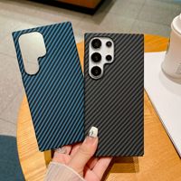 Étui de protection contre les chutes de qualité supérieure imprimé en fibre de carbone pour Samsung S24 Ultra pour Samsung Note 20 Ultra étui de téléphone