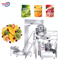 Machine d'emballage de fruits secs pour fraises séchées et mangues séchées en sachets préformés (stand-up pouch)
