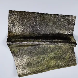 Factory Direct Sale High Quality Holland Velvet Polyester Foil Fabric For Casual Suits And Jackets