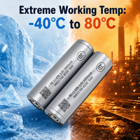 Batterie Battivus RS50 21700 5000mAh 70A à décharge ultra-forte pour drones FPV de course, outils électriques industriels, faible IR, froid extrême