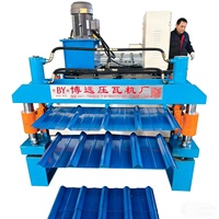Machine de formage de tôles de toiture en Aluzinc du Pérou, modèles TR4, TR5, TR6, PV4, pour la fabrication de toitures métalliques, machine à rouler les tôles de toiture à roulement