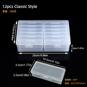 Transparent <b>Plastic</b> Storage Box 32 Compartment With Lid For Jewelry Organizing Dustproof Oxidation Resistant - Product Image 3
