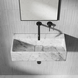 Modern Designs Natural White Marble Stone Bathroom Vanities - Product Image 1