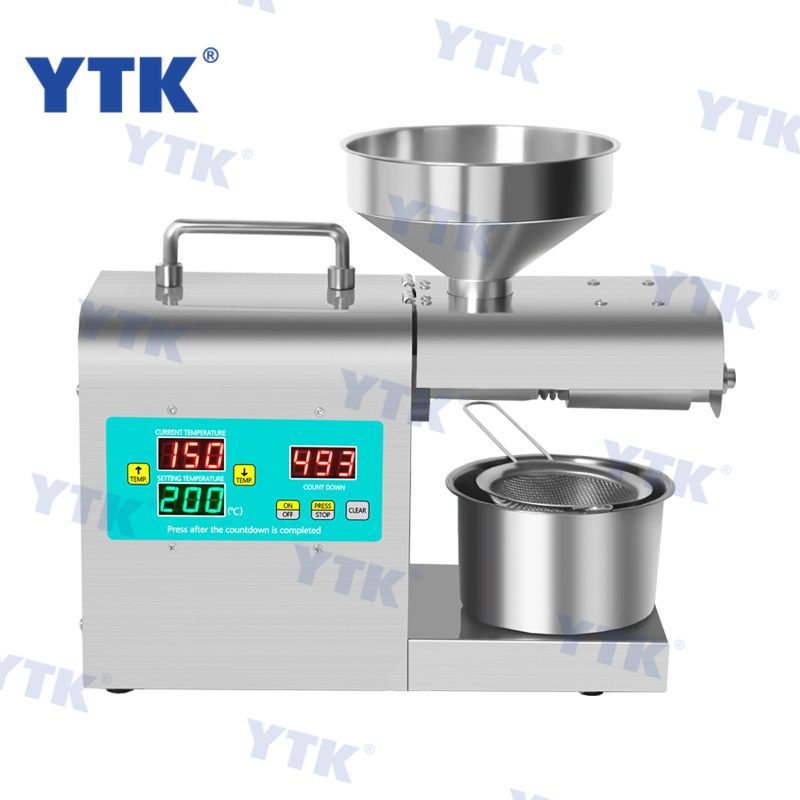 Маленькая прижимная машина для семян подсолнечника, бытовая машина для производства горчичного масла