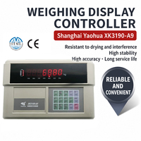 Indicador de Peso para Básculas Industriales OIIML XK3190-A9, 1 Millón de Códigos, A/D RS232/485, LCD, 8 Celdas de Carga, Batería Recargable, OEM