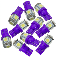 Neue 12V T10 LED-Glühbirne W5W 194 168 5SMD 5050 Superhelle Blaue Autobeleuchtung für Innenraum, Dachhimmel, Karte und Nummernschild
