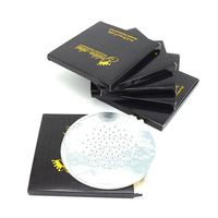 Paquet de 50 feuilles de papier aluminium pour narguilé de qualité alimentaire pré-coupées, gaufrées avec des trous perforés