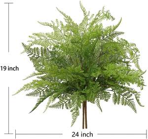 Plantes artificielles Boston Fern <span class=keywords><strong>de</strong></span> 19 ", 2 pièces, fausses plantes, pour maison, jardin, bureau, ferme d'intérieur - Product Image 2