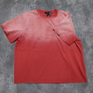Custom Men's O-Neck T-<b>Shirt</b> Short Sleeve Faded Color Printed Tee Casual Streetwear OEM ODM - Product Image 2