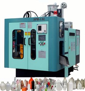 เครื่องขึ้นรูปหุ่นจำลองอัตโนมัติแบบเป่าลมสำหรับวัสดุ PP/PETG/HDPE/PVC |   เครื่องอัดรีดเป่าขึ้นรูปแบบครึ่งเต็มพร้อมเครื่องยนต์ - Product Image 1