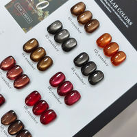 MIMAGPIE – Kit de vernis gel œil de chat 10 couleurs, tendance, effet diamant réfléchissant, magnétique, idéal pour les salons de manucure