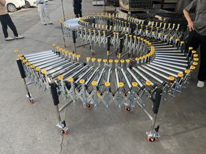 Malzeme taşıma konveyörü için NaiLi fabrika koruma gücü makaralı konveyör esnek teleskopik konveyör - Product Image 6