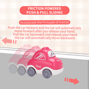 Caida-jeux de voiture en plastique pour enfants, modèle réduit de taxi, bus, jouets de <span class=keywords><strong>dessin</strong></span> <span class=keywords><strong>animé</strong></span>, pour les petits, 2019 - Product Image 3